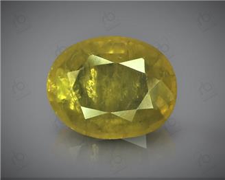 Natural Heated & Treted Yellow Sapphire Certified 3.19 CTS (DIN 86173 )